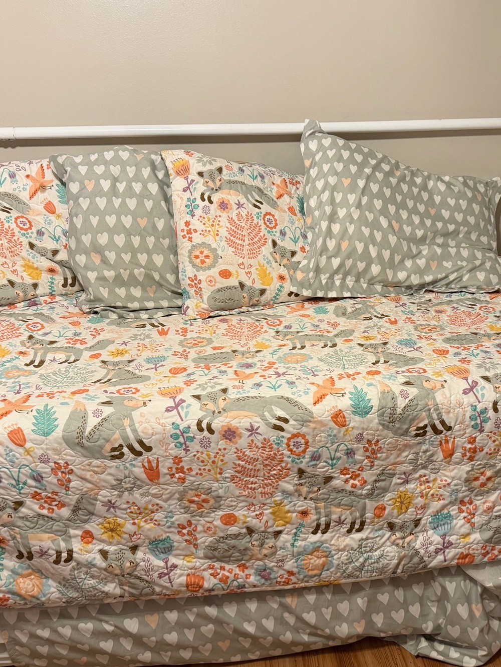 6 pc Daybed Bedding